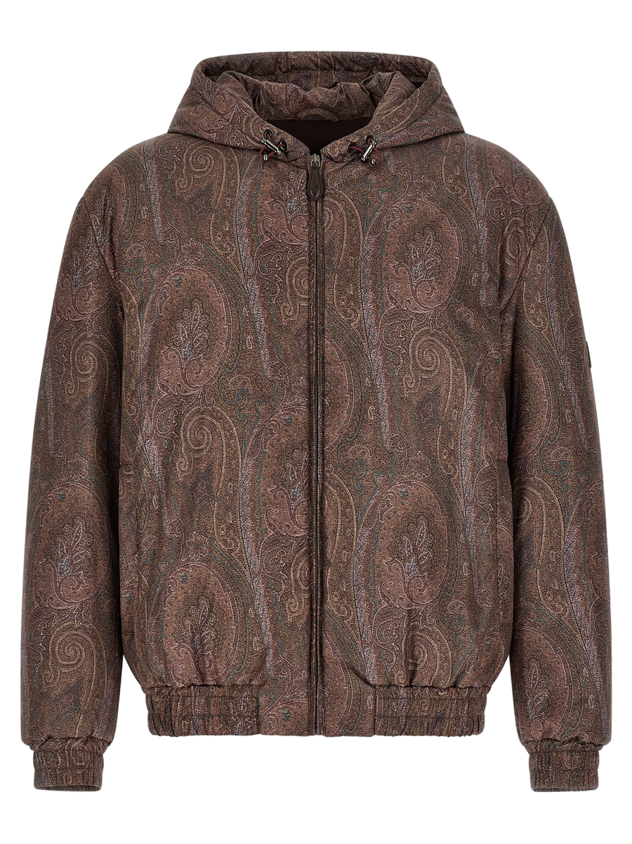 Etro 100% polyester jacket in brown
