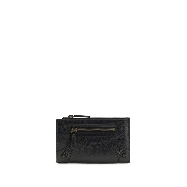 Balenciaga 100% Lamb Aries wallet in black