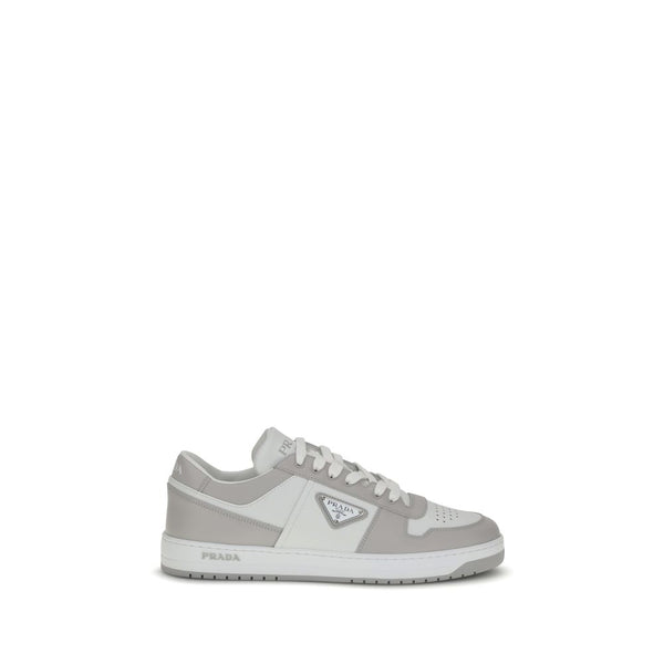 Prada Upper 100% Calf Leather Bos Taurus sneaker in gray