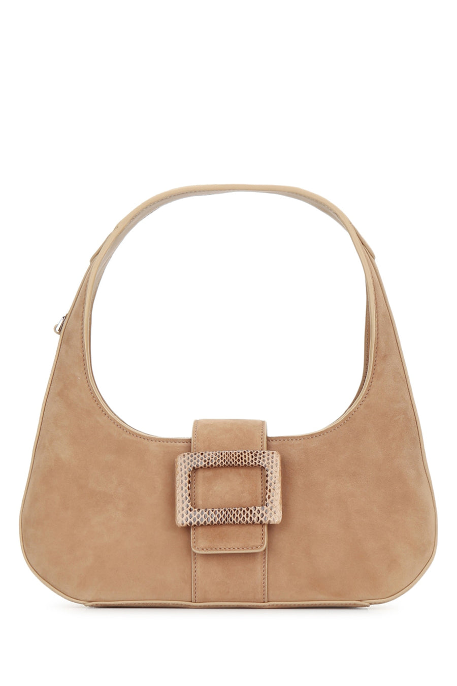Roger Vivier Vivier Suede shoulder bag in beige