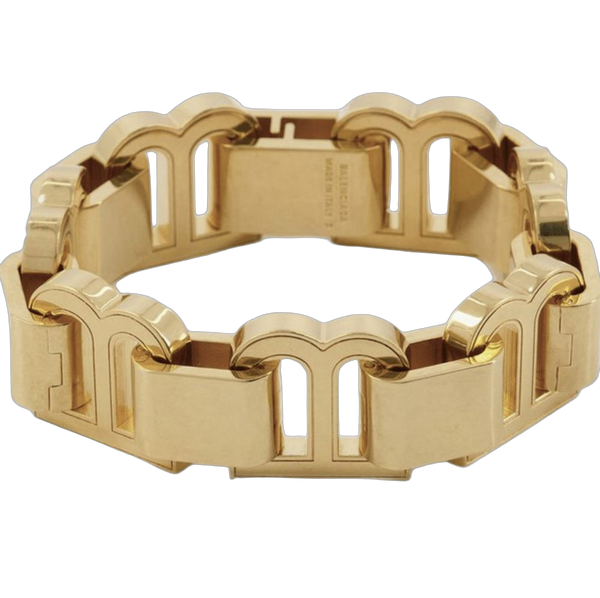 Balenciaga Gold-plated metal bracelet in gold