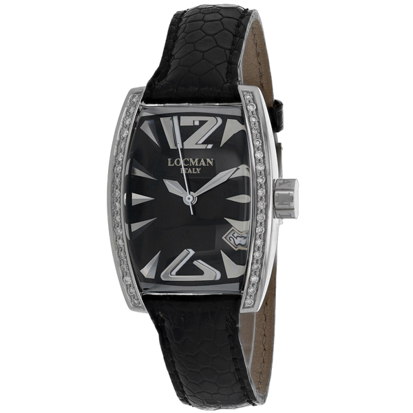 Locman Stainless steel case watch in black