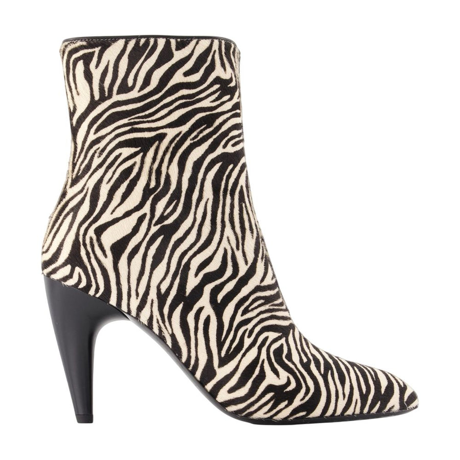 Jany Low Ankle Boots - Isabel Marant Leather Black Calfskin Shoes / Ankle-boots