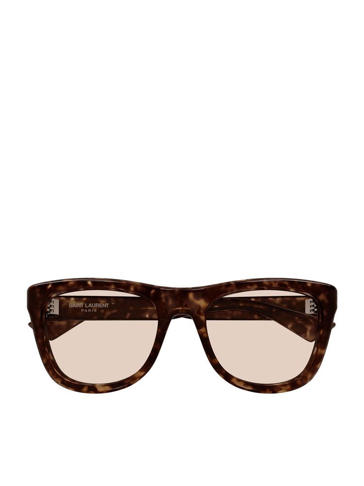 Saint Laurent SL Recycled Acetate frame sunglasses in brown
