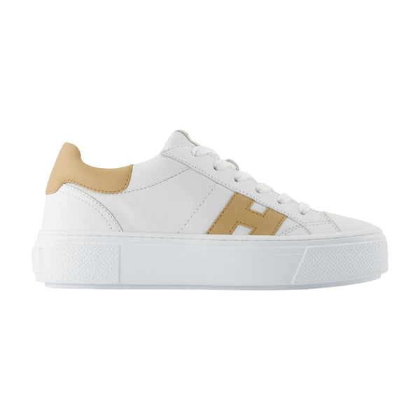 Hogan Calfskin sneaker in white