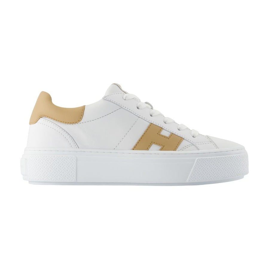 Hogan Calfskin sneaker in white