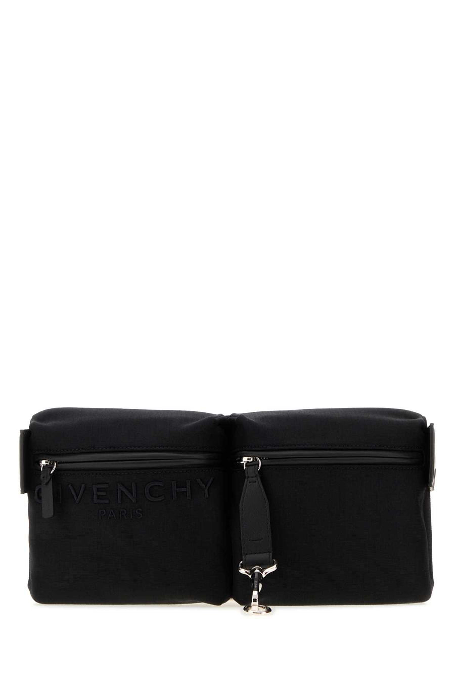 Givenchy Exterior: 95% Nylon 5% Acrylic; Lining: 100% Fabric shoulder bag in black