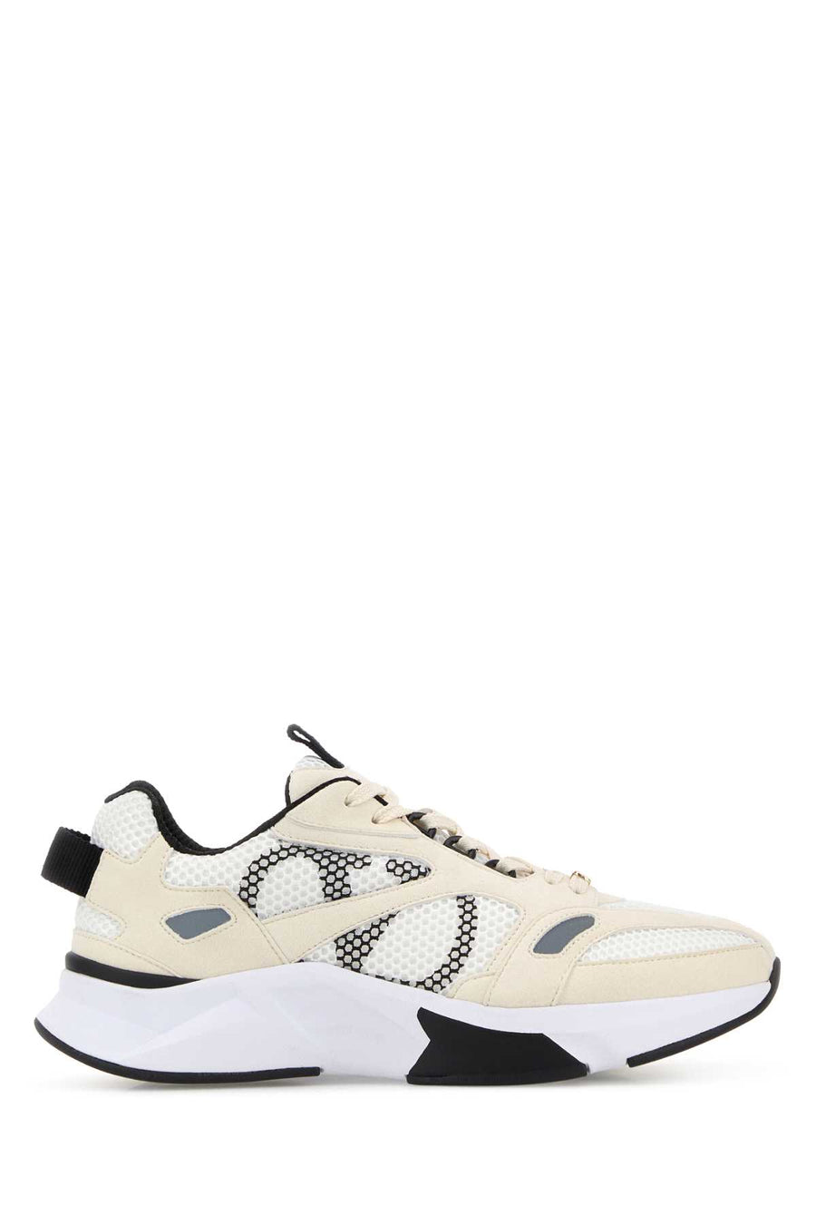 Multicolor Mesh And Suede Demivee Sneakers Biabiagrigiocnerobianconene