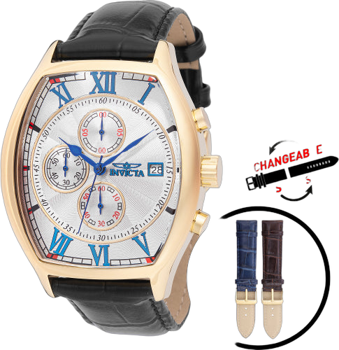 Invicta Stainless steel case watch in rose gold