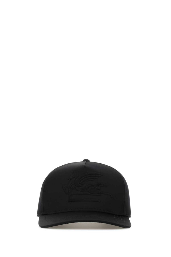 Etro CAPPELLO Exterior: 100% Polyester baseball cap in black