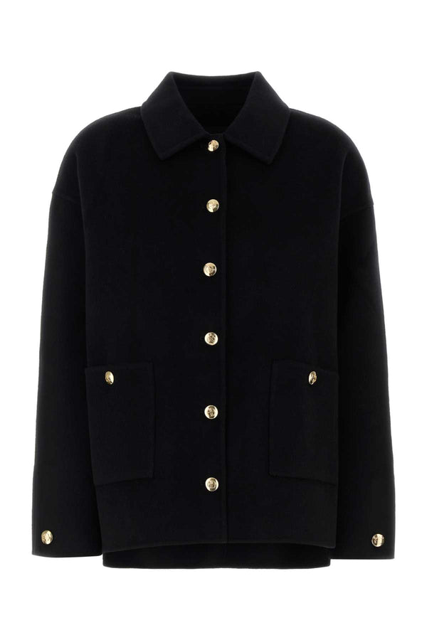 Black Cashmere Luca Jacket Exterior: Giacche E Gilet