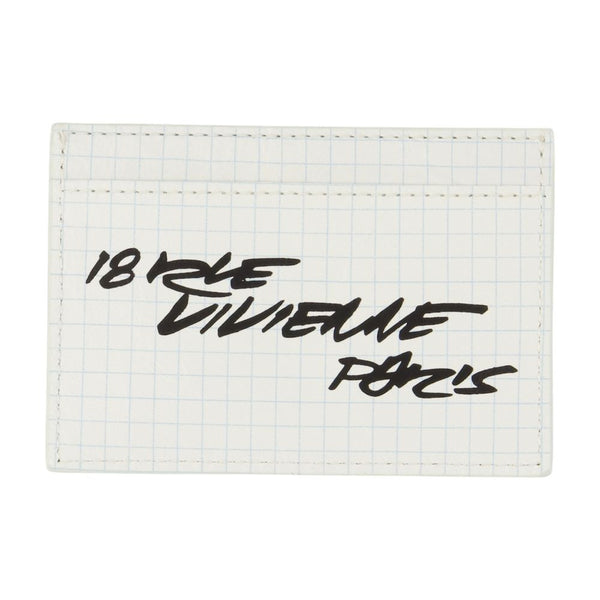 Kenzo Leather card case in white