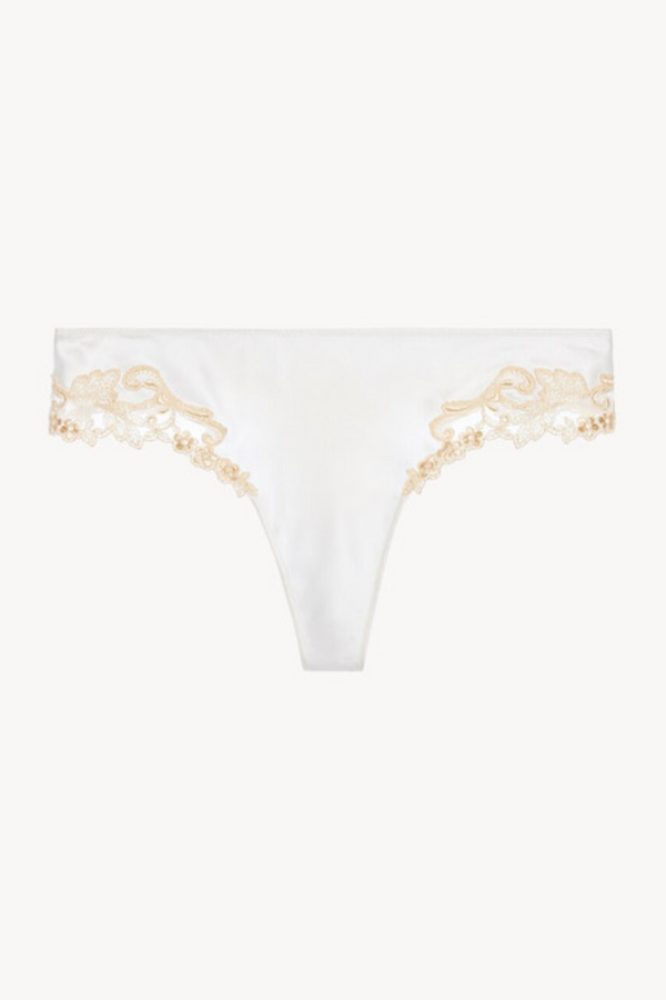 La Perla thong in white