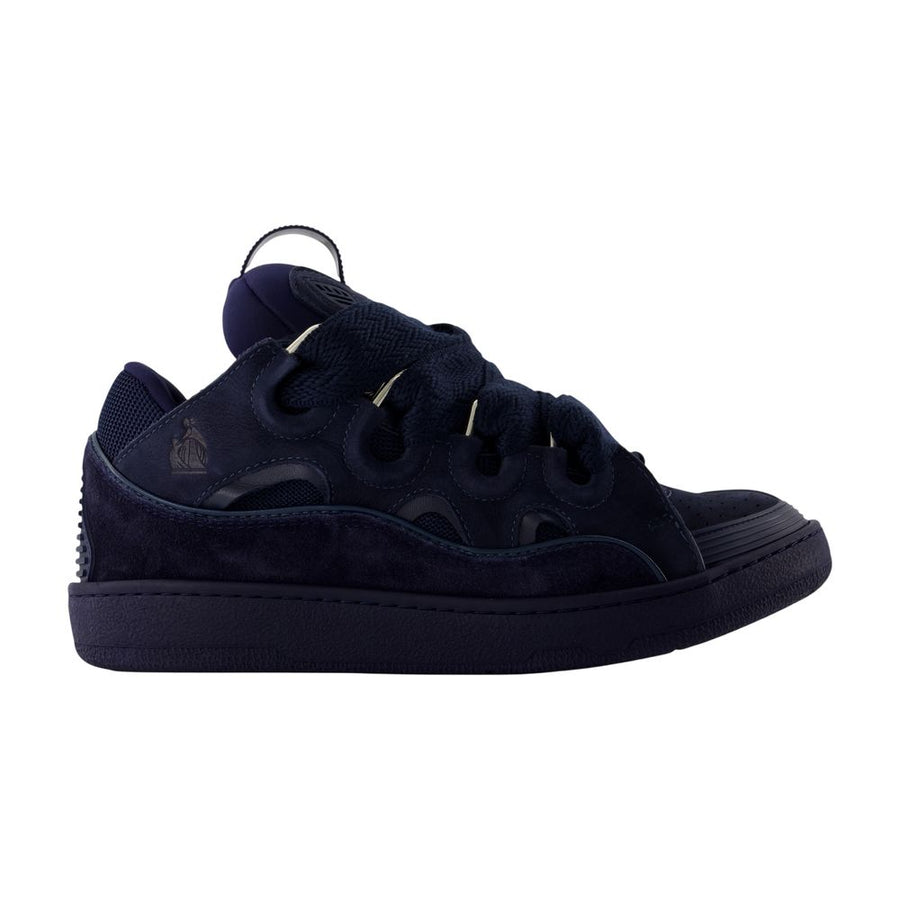 Lanvin Calfskin sneaker in navy