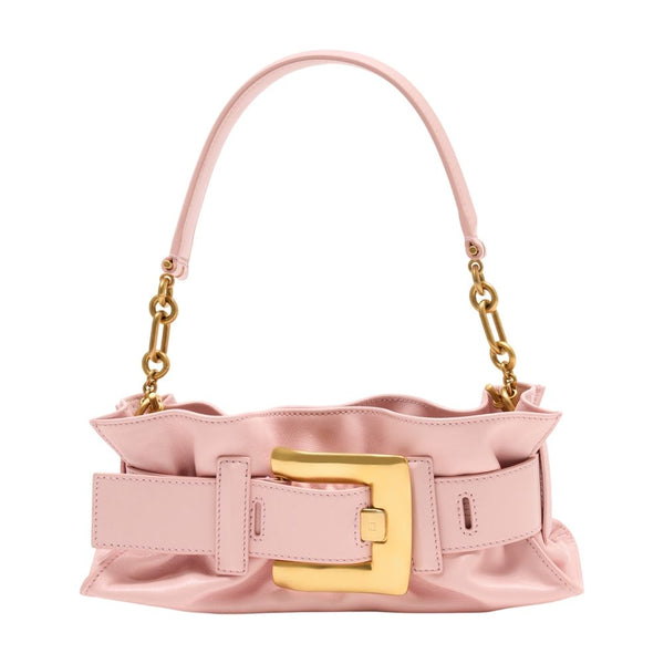 Balmain Calfskin shoulder bag in pink