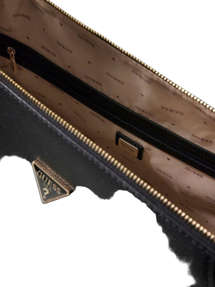 Guess 100% Polyurethane shoulder bag in black