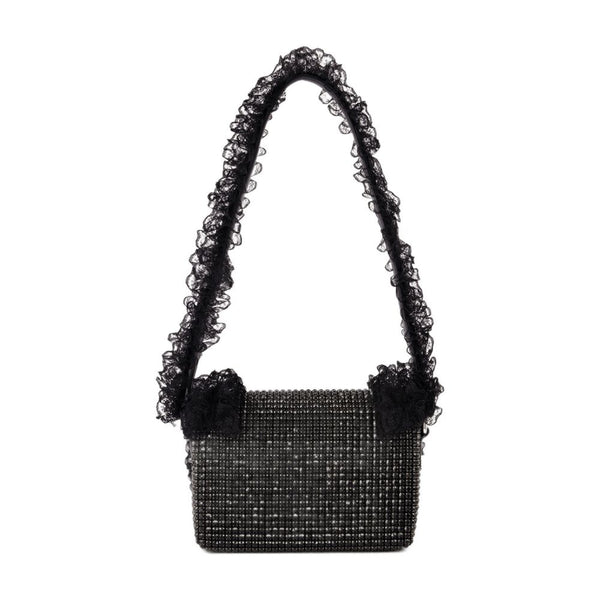 Self-Portrait Synthetic shoulder bag in black