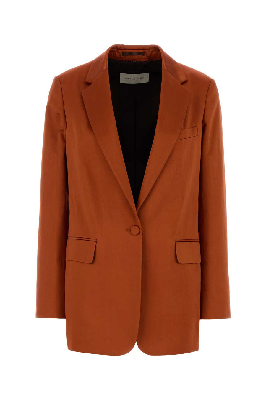 Dries Van Noten 57% Cotton blazer in orange