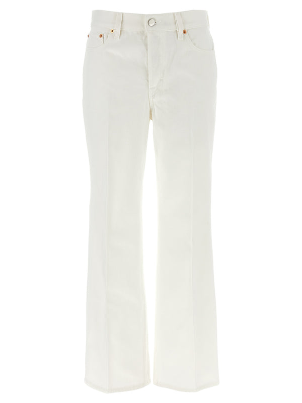 Gucci 100% Cotton jeans in white