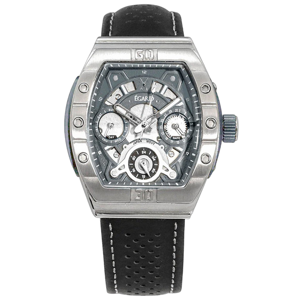 Egard Stainless steel case watch in gray