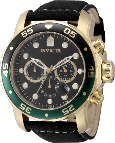 Invicta Stainless steel case watch in gold