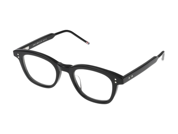 Thom Browne UEO921A-G0002-001-48 Acetate/Titanium eyeglasses in black
