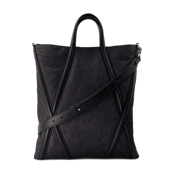 Alexander McQueen Nylon tote bag in black