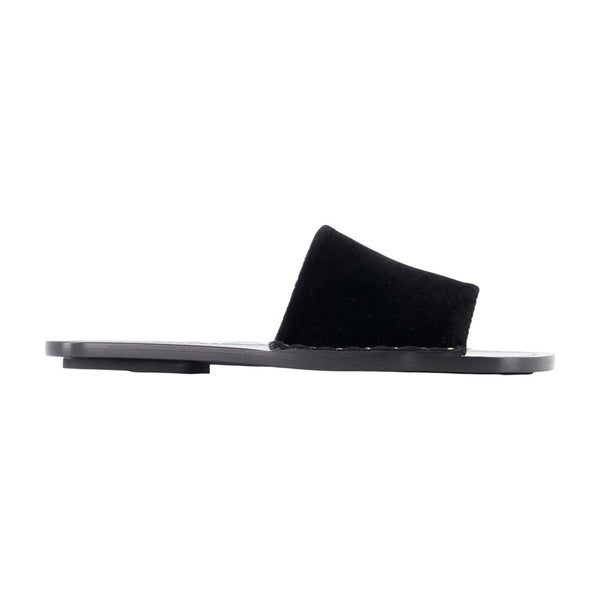 Toteme calfskin sandal in black