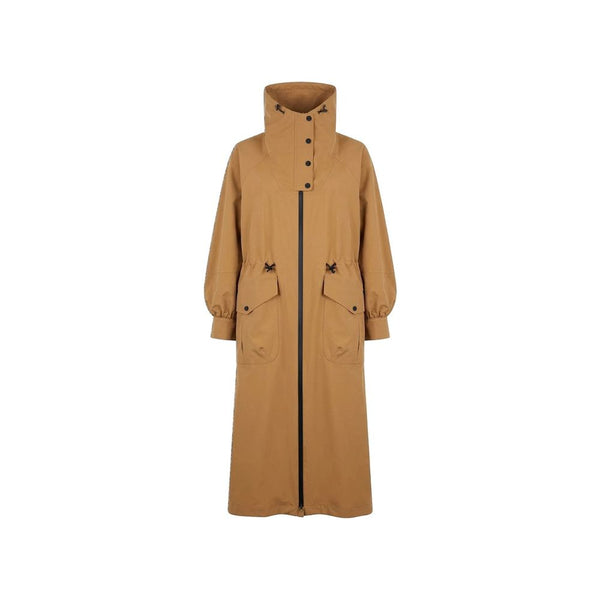 Herno 100% Polyester coat in brown