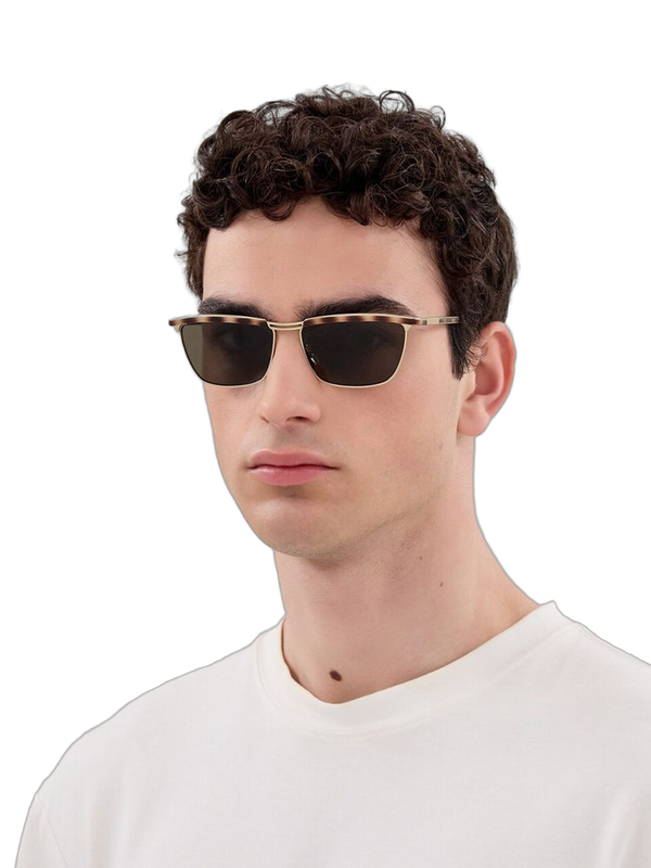 Saint Laurent SL Metal sunglasses in havana