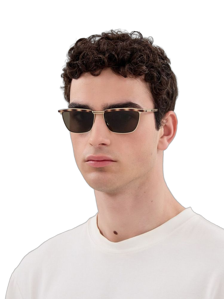 Saint Laurent SL Metal sunglasses in havana