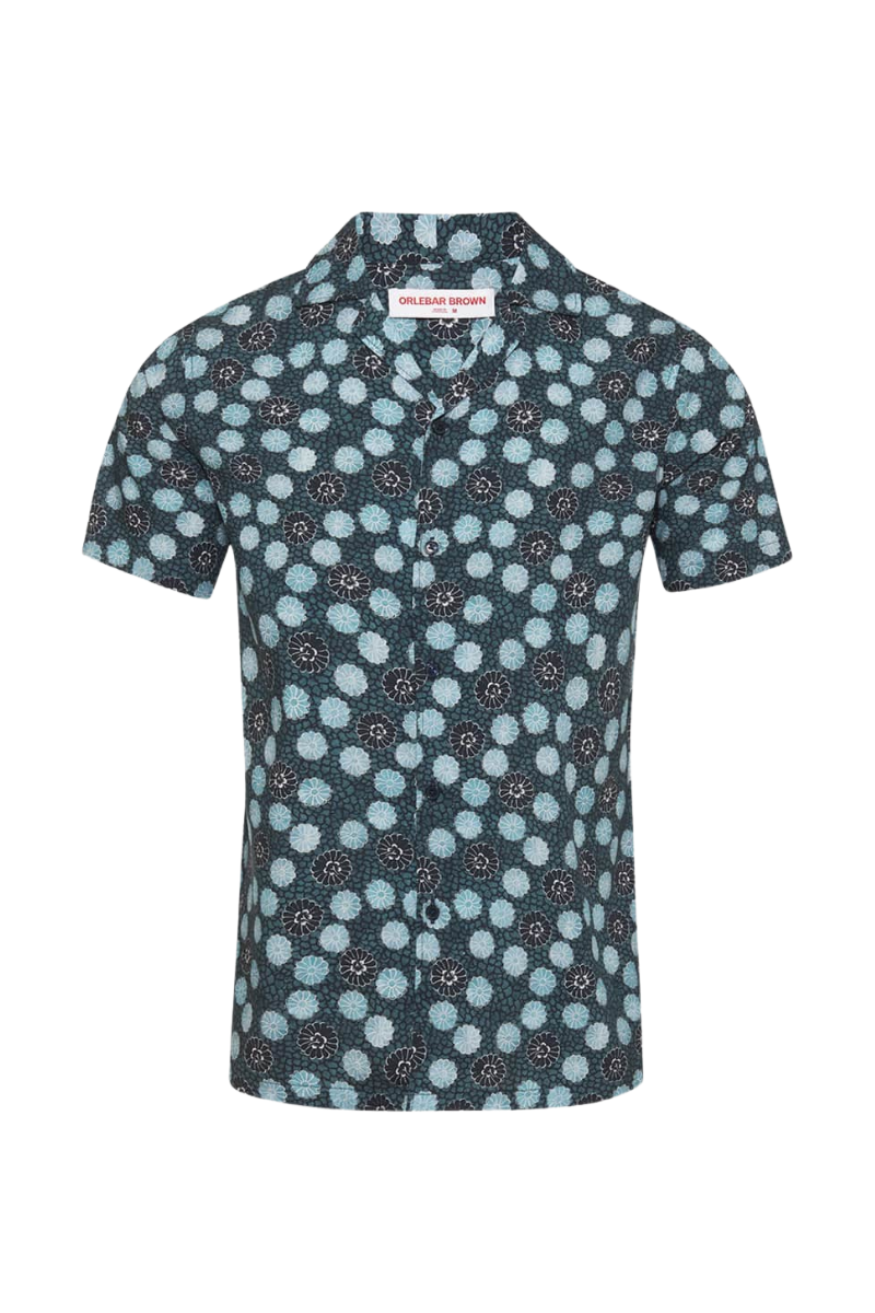 Orlebar Brown 100% Lyocell shirt in blue