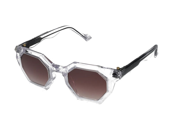 Yohji Yamamoto SLOOK013 Acetate sunglasses in clear