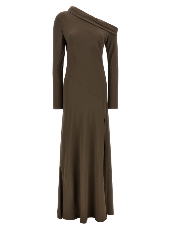 Alberta Ferretti 100% Viscose dress in brown
