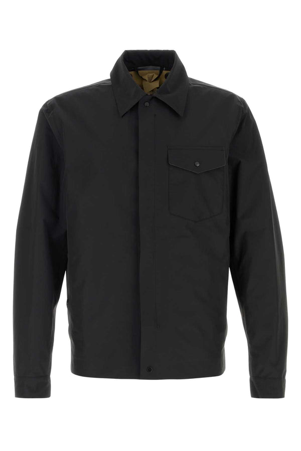 Ten C Shirt 53% Nylon 47% Cotton shirt in black