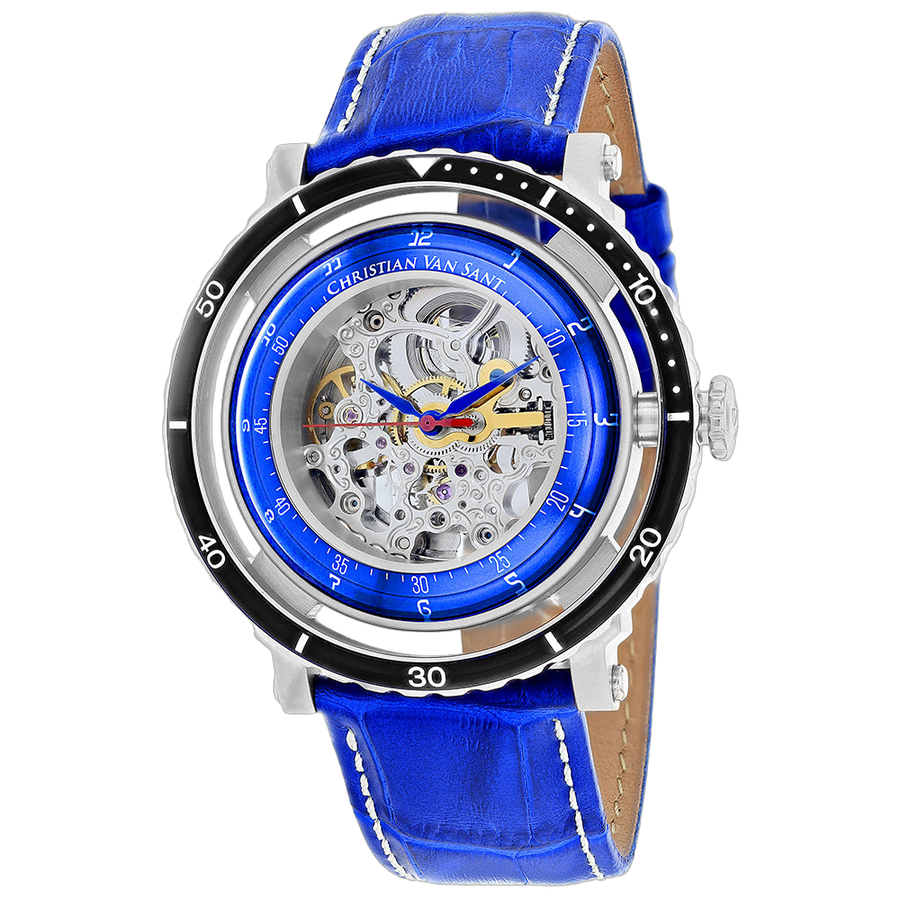 Christian Van Sant Stainless steel case watch in silver
