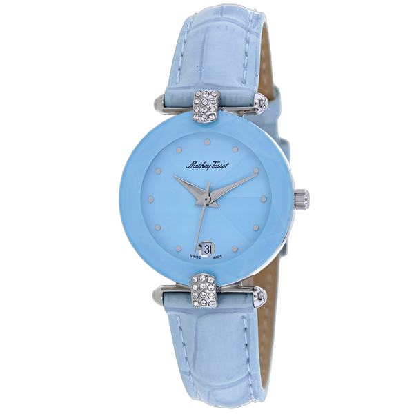 Mathey Tissot Stainless steel case watch in blue