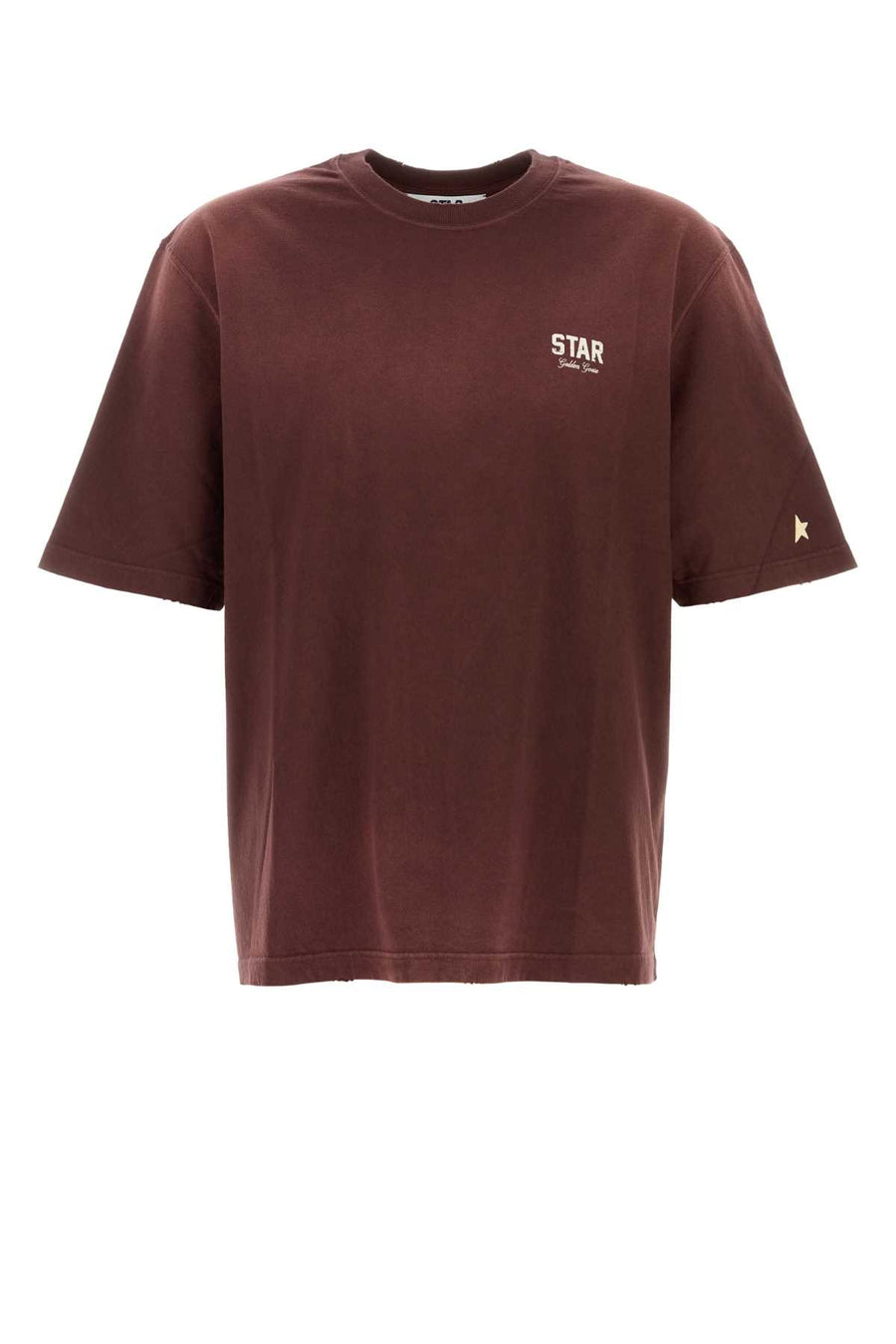 Golden Goose Deluxe Brand 100% Cotton t-shirt in burgundy