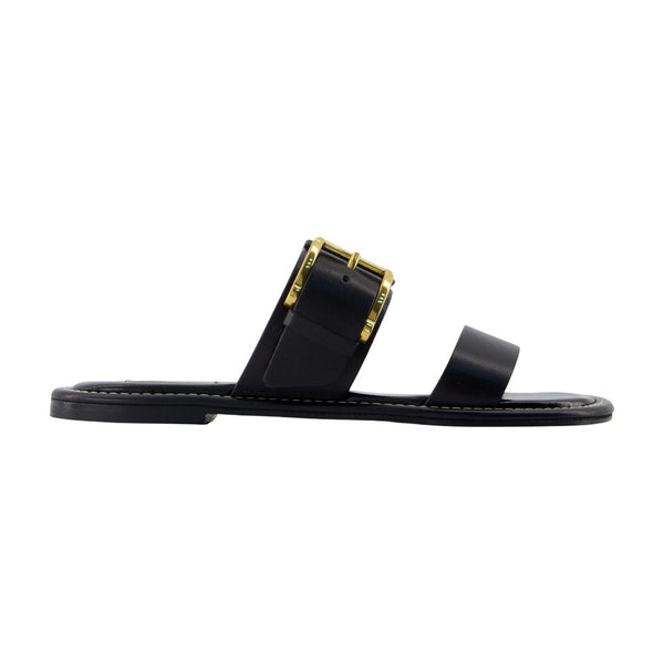 AMI Paris calfskin sandal in black