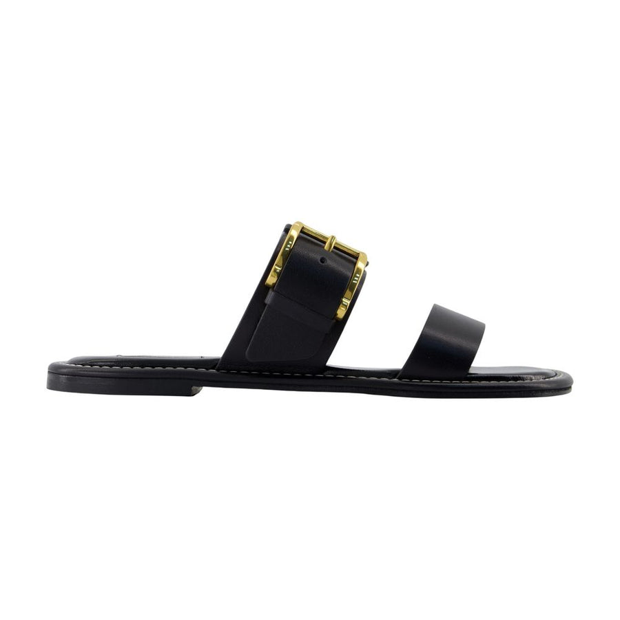 AMI Paris calfskin sandal in black