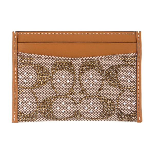 Coach Leather card case in brown