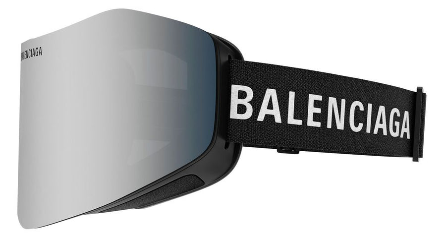 Balenciaga BB0379S Injection-molded plastic frame; polycarbonate lenses sunglasses in black