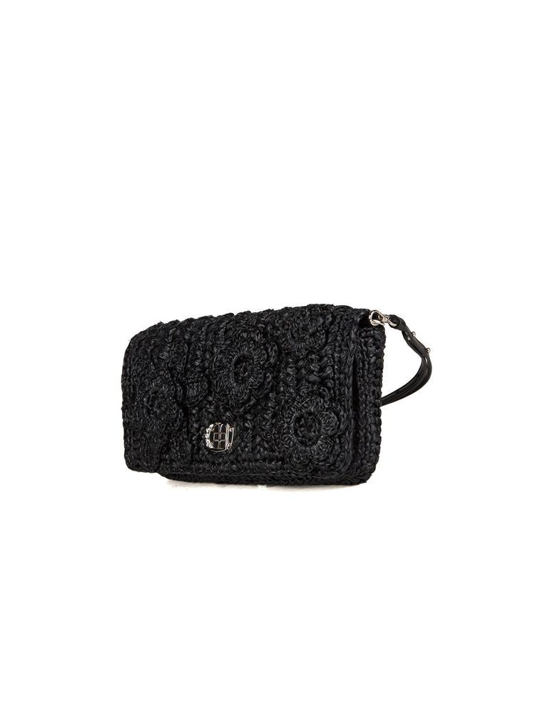 Miu Miu Lambskin crossbody bag in black