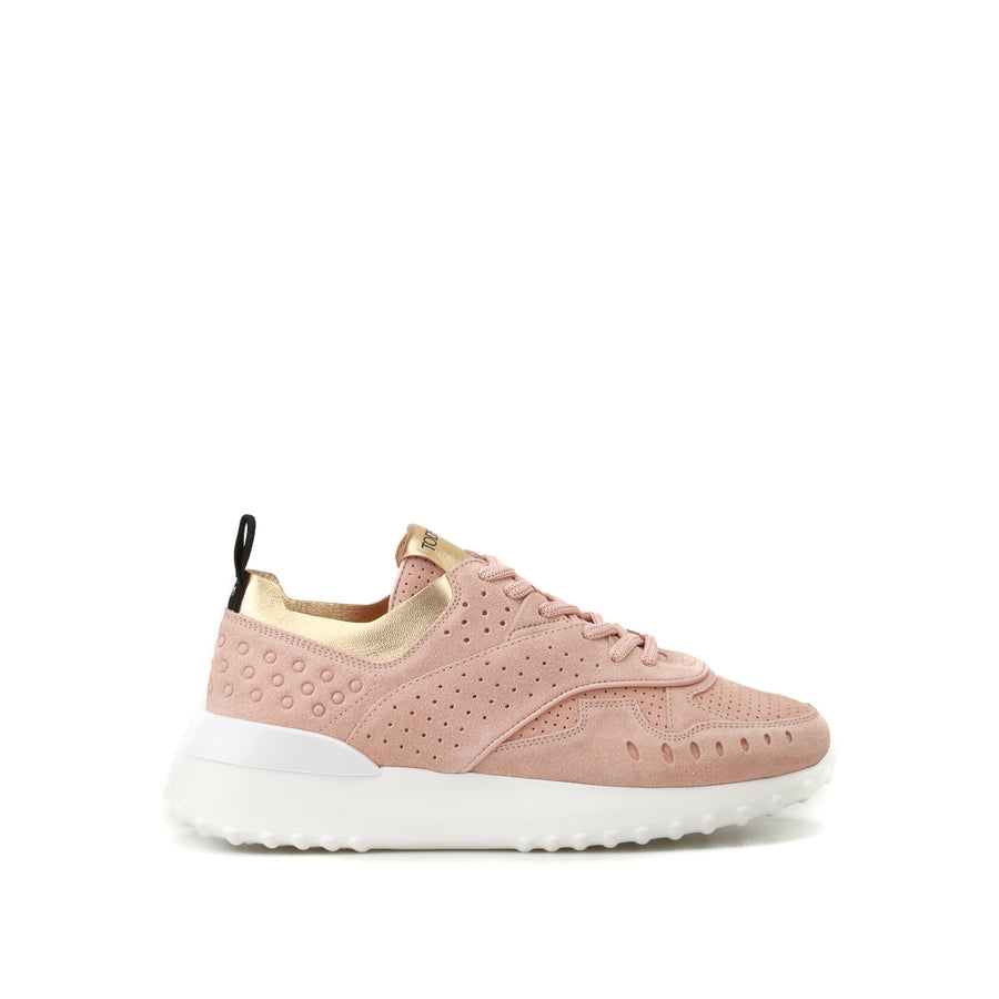 Tod's Suede upper sneaker in pink