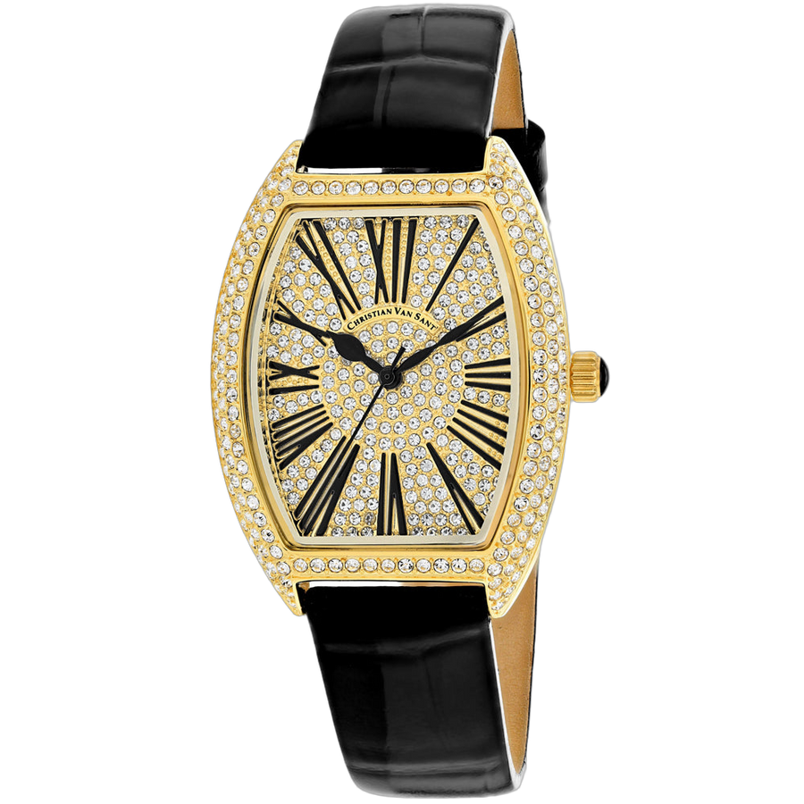 Christian Van Sant Stainless steel case watch in gold