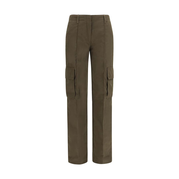 Bicolor Cotton Cargo Pants