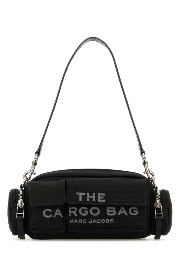 Marc Jacobs Mano Exterior: 100% Fabric shoulder bag in black
