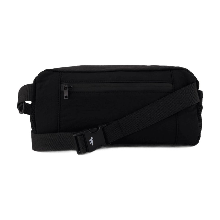 Maison Kitsune Nylon belt bag in black