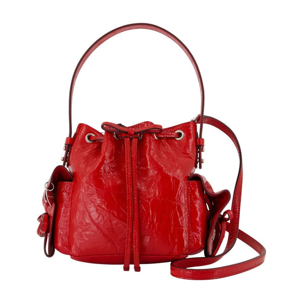 Acne Studios Goatskin crossbody bag in red