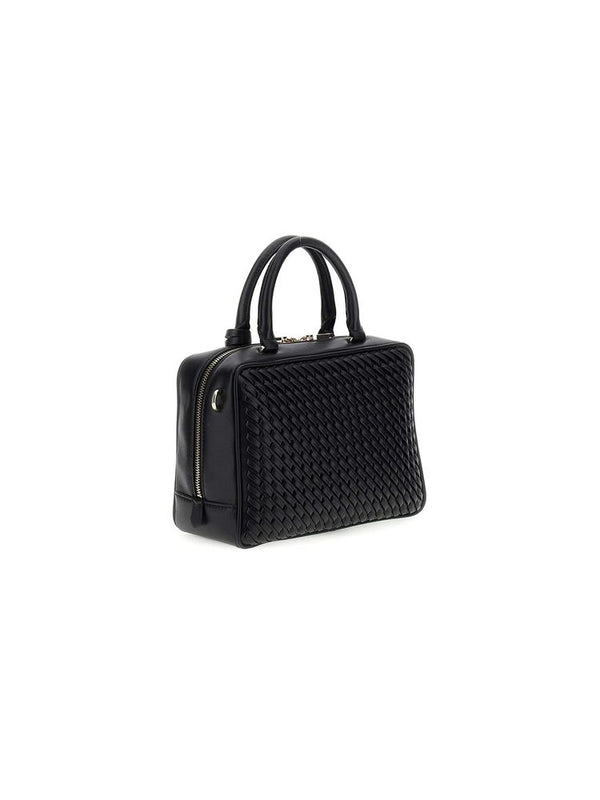 Guess 100% Polyurethane top handle bag in black